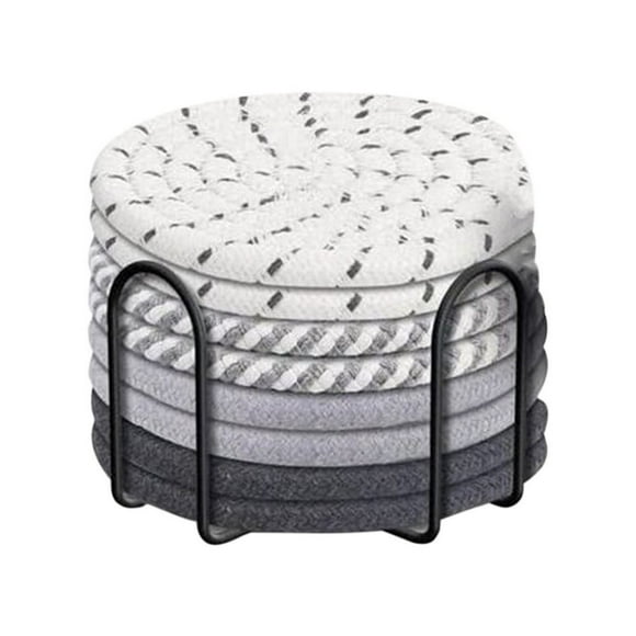 LNGOOR Grill Mats Trivets For Hot Dishes 7 Inch Trivets For Hot Pots And Pans Pot Holders For Cooking And Baking Cotton Potholders Set Kitchen For New Home for Outdoor Grill