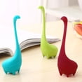 thumbnail image 2 of Dinosaur Loose Leaf Tea Infuser with Long Neck Green Silicone Tea Strainer & Steeper Adorable Baby Dino Leaf Tea Infuser, 2 of 2