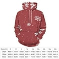 thumbnail image 2 of Christmas Snowflake Deer Men's Women New Sweatshirt Hoodie Men's Plus Size Sweatshirt Hooded Sweatshirt 3d Printed Street Men's Cloth, 2 of 6