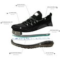 thumbnail image 3 of Work Shoes, Men'S Safety Shoes, Lightweight with Steel Toe Cap, Sneakers, Non-Slip, Breathable, Eu 36-48, 3 of 8