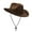 Brown, variant on Cowboy Hat,Trendy and Fun Cowgirl Hat,Structured Wide Brim Safari Hat for Full Sun Protection,Red
