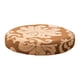 thumbnail image 1 of Funda protectora para silla redonda, extraíble y elástica, para asiento de taburete, ajuste 11-1 marrón, 1 of 9
