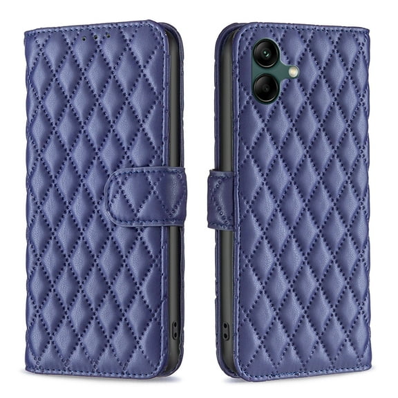 Phone Case for Samsung Galaxy A05 Wallet PU Leather Case with Card Slots Kickstand Shockproof Magnetic Flip Cell Phone Cover, Blue
