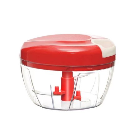 Hand String Blender TESNN 500ml Manual Chopper Mini Chopper Manual Onion Cutter String ...