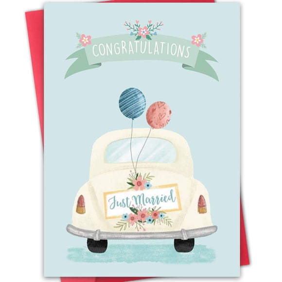 Tarjeta de felicitación Hongshan para boda, compromiso, despedida de soltera