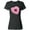 AB-Black, variant on Inktastic Heart Shaped Donut with Pink Icing and Sprinkles Women's T-Shirt