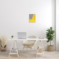 thumbnail image 2 of Stupell Industries Asymmetrical Geometrical Yellow Squares Abstract Lines, 11 x 14, Designed by Darlene Seale, 2 of 6