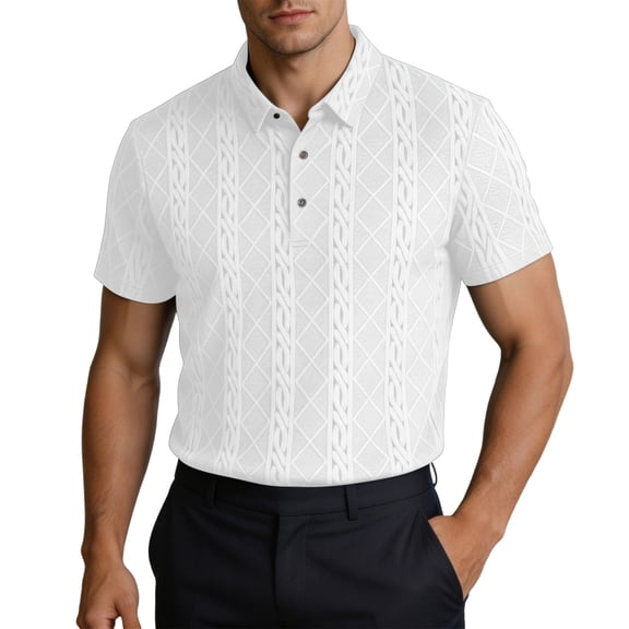 Klisyaur Summer Causal Shirts for Mens Short Sleeve Button Collared Tops Lightweight Fashion Basic Clothes