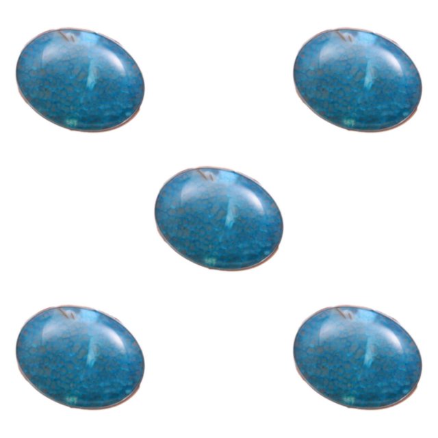 Anillo de piedra natural Sonducket único ajustable para mujer azul