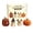 A002, variant on 4 Pack Halloween DIY Beading Supplies, Pumpkin themed 3D bead figurines, full instruction included as creative holiday present for craft enthusiasts