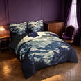 thumbnail image 2 of Homewish Halloween Theme Queen Bedding, Jungle Thorns Bedding Comforter Set Queen, Black Reversible 7 Pieces, 2 of 7