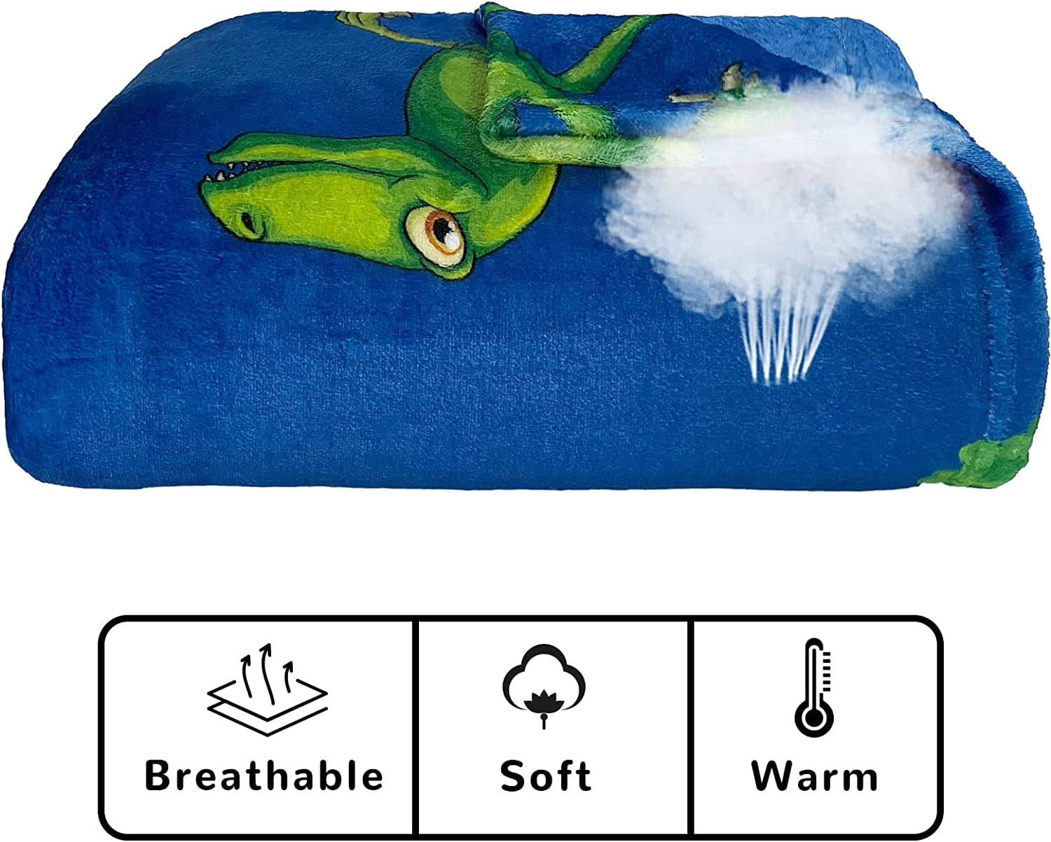 Dinosaur Blanket for Boys Teens Kids - Dino Throw Blanket Dinosaur Room Decor Gifts for Children-Soft Cozy Flannel Throw Blanket for Sofa Bed Couch,Funny Dinosaur Gifts for Dinosaur Fans 50X60