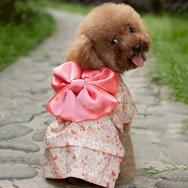 Pet Kimono Costume Creative Fashion Lovely Puppy Party Clothes Dog Party Costume