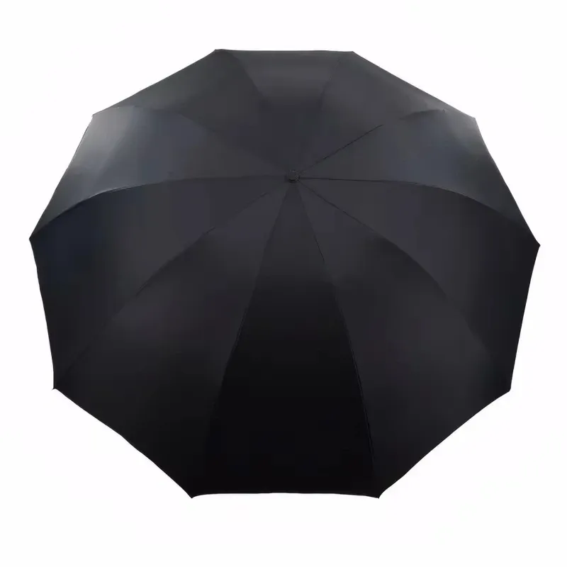 Extra-Large Folding Umbrella Heavy-Duty Reinforced Compact Travel Windproof Unisex  Protection Umbrellas for Business & Home Use