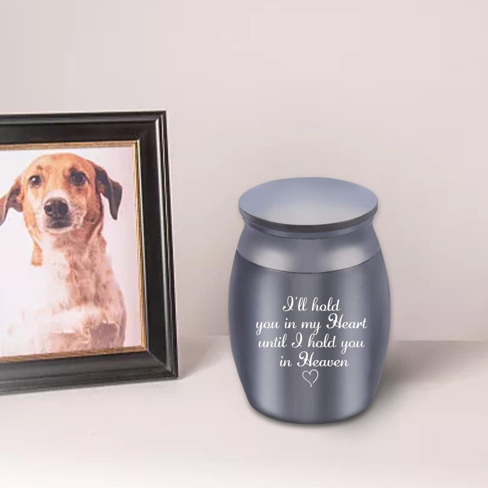 1.57 Inches Small Urn, Holder Container, Mini Leakproof Keepsake Screw