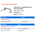 thumbnail image 2 of Purge Valve - Compatible with 2013 - 2020 Lincoln MKZ 2014 2015 2016 2017 2018 2019, 2 of 2
