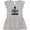 AC-Heather Grey, variant on Inktastic Easily Distracted by Penguins Girls Toddler Dress