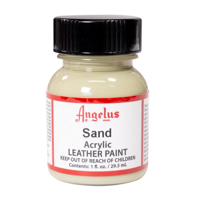 Pintura acrílica Angelus para cuero, 30 ml, arena, paquete de 1