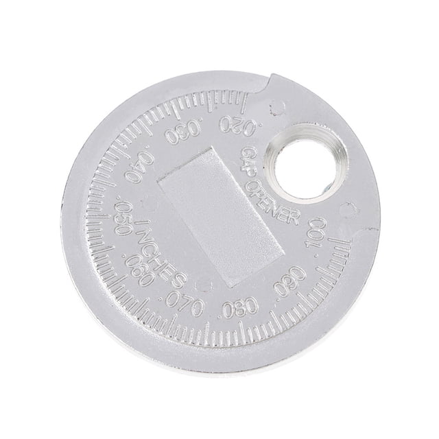 Kenally Indicador de bujía 0,6-2,4mm calibre de separación de servicio pesado herramientas de medición de Metal medidor de rango sensor de medición Herramientas de reparación de automóviles Kenally VI019273-00B