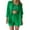 C-Green205, variant on Womens 2 Piece Shorts Set Long Sleeve Button Up Collared Shirt Drawstring Shorts Basic Blouses Top Summer Beach Vacation Clothes Comfortable Outfit