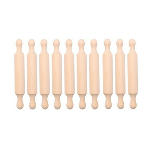 7In Wooden Mini Rolling Pin Long Kitchen Baking Small Dough Rolling Pin