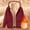 #Wine, variant on DPTALR Men's Solid Color Fleece Hooded Coat with Full Zip and Pockets,Long Sleeved for Winter Warmth,Army Green,Big and Tall Men XXXL