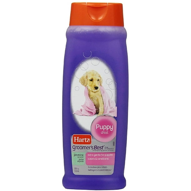 Hartz Groomer's Best Puppy Shampoo, Jasmine Scent 18 oz (Pack of 2