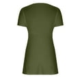 thumbnail image 5 of Aloohaidyvio Tops for Women,Womens Casual V-Neck Bow Sexy Short-Sleeved T-Shirt Top, 5 of 6