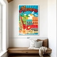 thumbnail image 2 of Elephant Stock Havana Tourism Vintage Poster Wall Art - Vertical Canvas Wall Art - Living Room Wall Decor - Places Canvas - Beige And Orange Decor - 32" x 48", 2 of 8