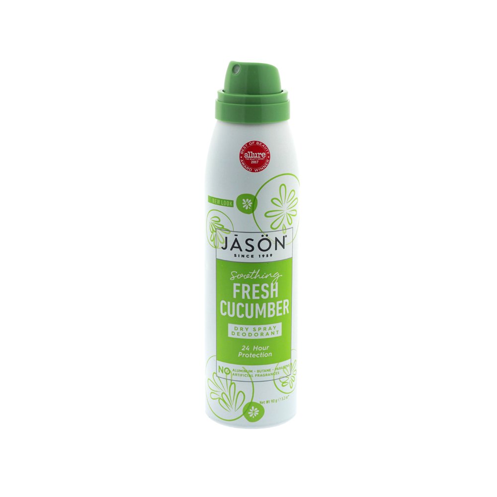 JASON Soothing Fresh Cucumber Dry Spray Deodorant, 3.2 oz. Walmart