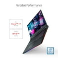thumbnail image 4 of Restored ASUS ROG Strix Hero III G731GW Gaming/Entertainment Laptop (Intel i7-9750H 6-Core, 17.3in 144Hz Full HD (1920x1080), NVIDIA RTX 2070, 64GB RAM, Win 11 Pro) (Refurbished), 4 of 6