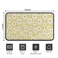 thumbnail image 5 of Beige Daisy Flower White Blooms Pattern Door Rugs,Washable Non Slip Door Mats Indoor,Decorative Door Mats,Entry Mat Indoor for Entrance,Bedroom,Kitchen,Bathroom,30"x17", 5 of 6