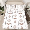 thumbnail image 2 of Feelyou Boho Mandala Damask Kid Bed Sheets, Horror Bat Animal King Sheets, 4pcs, 2 of 7