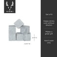 thumbnail image 4 of Viski Glacier Rocks for Spirits, Whiskey, Home Bar, Gifts for Men, Set of 6, 4 of 6