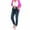 Blue, variant on Yoodem Women's Tapered Jeans Spring Streetwear Solid Ankle Length Slim Jeans for Women, High Waisted Jeans for Women, Mom Jeans Blue XXL