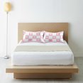 thumbnail image 6 of Yayeee Pillowcase Standard Size Set of 2 Satin Wrinkle Resistant Pillow Case, Pink Checkered Heart, 6 of 8