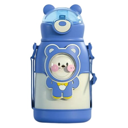 

Mightlink 500ML Vacuum Cup with Strap Top Lid Airtight Lock Design Leak proof Cartoon Thermal Cup for Outdoor