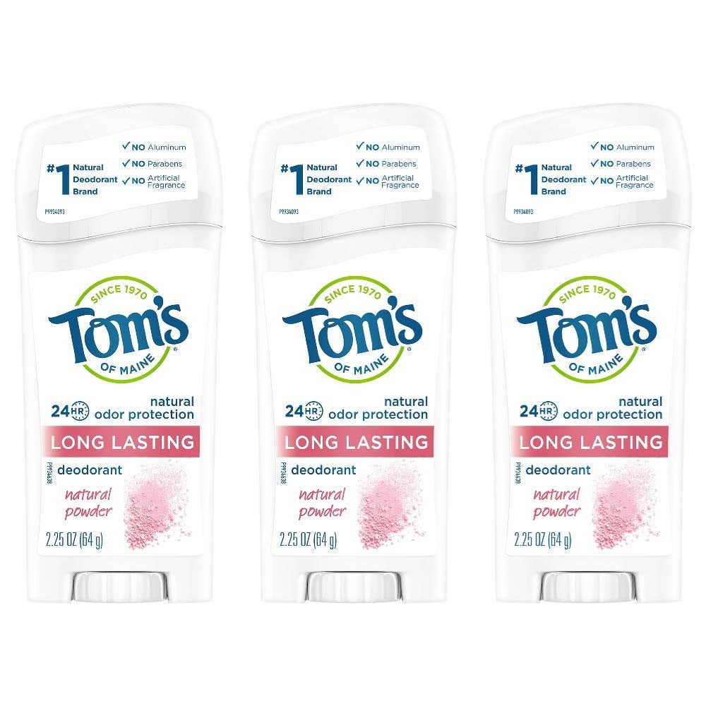 Tom's of Maine LongLasting Stick Deodorant, Deodorant for Women