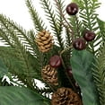 thumbnail image 4 of Northlight Mixed Foliage with Berries Small Artificial Christmas Wreath 20-Inch Unlit, 4 of 8