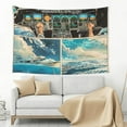 thumbnail image 3 of Gaeub Comic Airplane Cockpit Illustration Print Tapestry Wall Hanging(60x40 inches),Tapestry Home Decor,Wall Art for Living Room Bedroom Home Decor, 3 of 8
