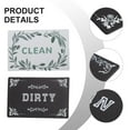 thumbnail image 2 of Bgsha High Quality Home Decoration Stickers 2PCS 9*6CM Dishwasher Double-Sided Magnetic Clean Dirty Clean Sign Magnets Dishwasher, 2 of 9