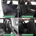 thumbnail image 5 of JIAMAOXIN Car 5-Seat Covers Front & Rear Full Set Faux Leather Universal SUV Sedan Seat Cushion Protector Waterproof, 5 of 5