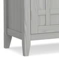 thumbnail image 4 of Simpli Home Bedford SOLID WOOD and Pine 54 inch x 17 inch Rectangle Transitional Sideboard Buffet and Wine Rack in Fog Grey, 4 of 12