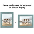 thumbnail image 5 of Americanflat 11x14 Picture Frame Polished Crystal Clear Glass Hampton Collection Distressed Frames - Blue, 5 of 9
