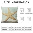 thumbnail image 5 of GOSMITH Ocean Park Theme Decorative Throw Pillow Covers Marine Animal Starfish Coral Conch Octopus Vintage Coastal Beach Sea Animals Decor Cushion Cases for Home Couch Sofa, 5 of 5