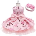 thumbnail image 5 of Hicidod Tutu Dress for Girls Tulle Princess Prom Dresses for Toddler Kids Little Girl Cute Fancy Birthday Party Ball Gown Fall 2025, 5 of 7