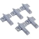 thumbnail image 4 of Soft Close Cabinet Dampers 20pcs Adjustable Drawer Door Buffers, Gray Silent Closer for Kitchen Bathroom, 4 of 5