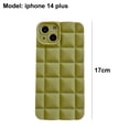 thumbnail image 2 of Desiderio Simple color sólido hielo suave, funda protectora anticaída para teléfono celular, verde, 2 of 5