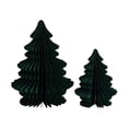 thumbnail image 2 of 2 Adornos Navideños de Papel para Árbol de Navidad, Esculturas Hechas a Mano, Decoración Navideña Verde oscuro, 2 of 9