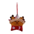 thumbnail image 2 of Adorno decorativo con forma de muñeco de de Navidad para decoración de interiores, colgante festivo para puerta de entrada con chimenea Ciervo, 2 of 8